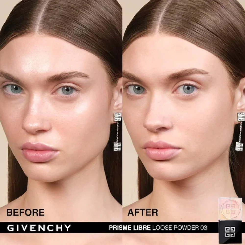Givenchy Mini Illuminating & Color Correcting Loose Powder • Voile Rose